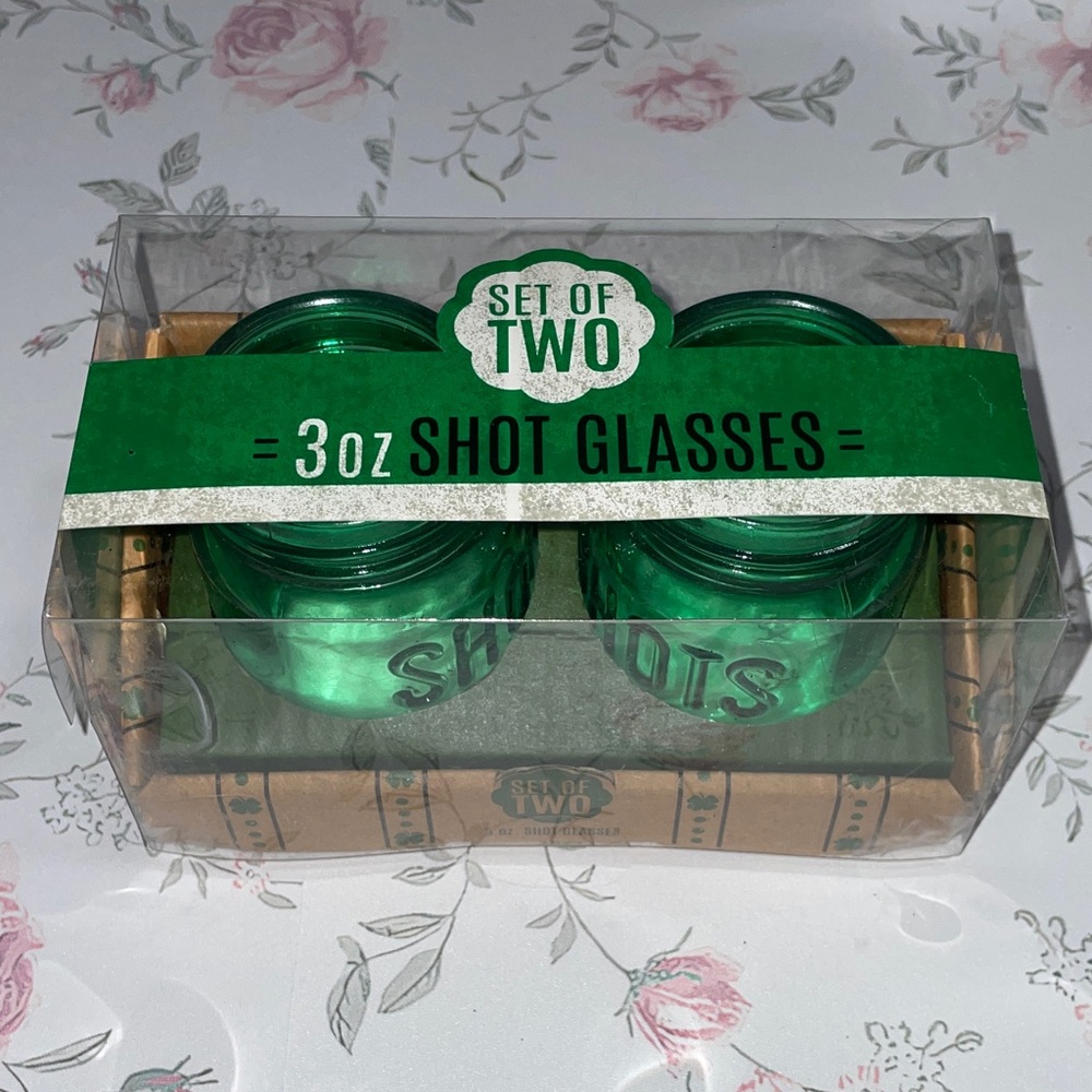 St. Patrick’s Day Shot Glasses Set of Two